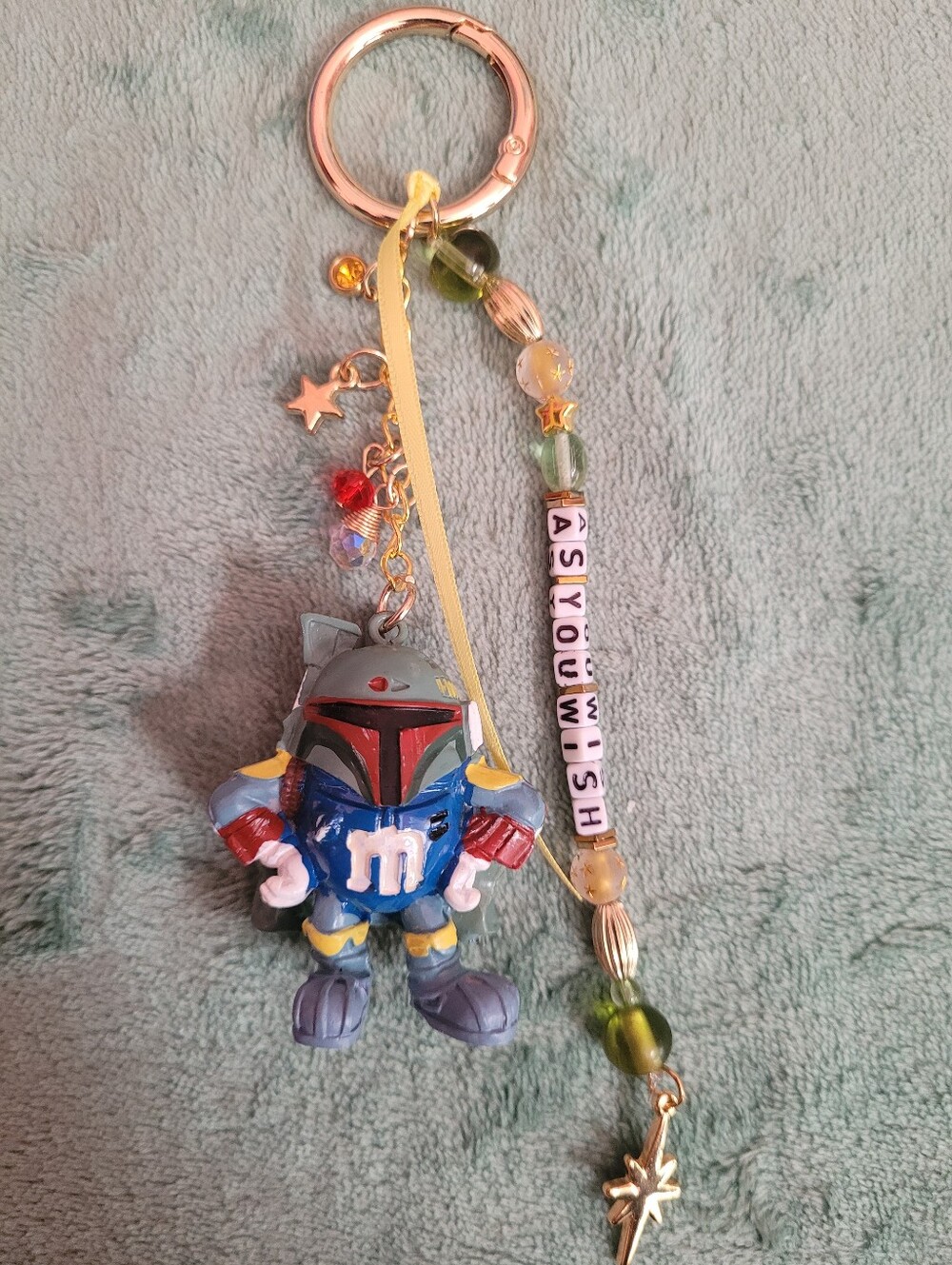 Vintage M&M Boba Fett Keychain